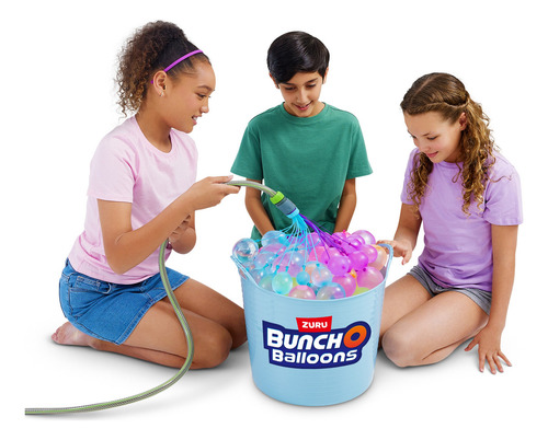Zuru Bunch O Balloons Alberca Inflable Globos De Agua Llenad Celeste
