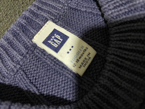 Lote Cardigan Y Sweater De Bebe Gap Hym Usados 12 Meses (Usado)
