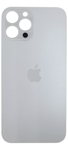 Tapa Trasera Para iPhone 12 Pro Max Color Blanco + Adhesivo