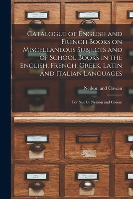 Libro Catalogue Of English And French Books On Miscellane...