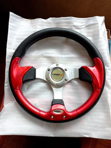 Imagen 5 de 6 de Volante Deportivo 35cm Diferentes Colores Tunning