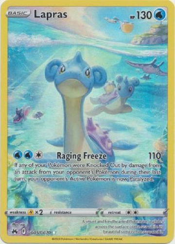 Lapras Gg05/gg70 Holo Raro Pokemon Tcg