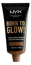 Comprar Base de maquillaje NYX Professional Makeup BORN TO GLOW True Beige Born to glow tono 19 mocha - 20mL 100g