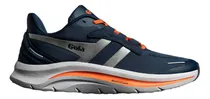 Comprar Zapatilla Deportiva Gola Veris Tempo Color Azul Gris Naranja