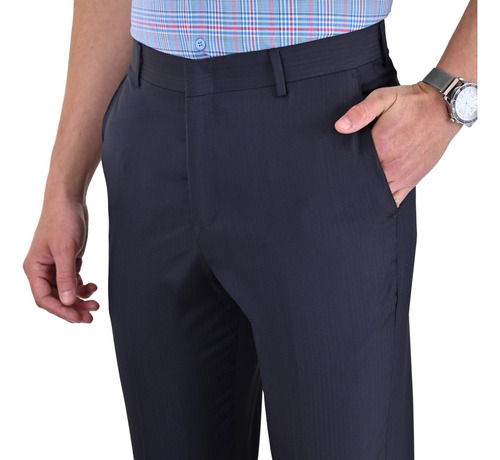 Pantalon Vestir Yale Regular Fit Sin Pinzas 1048.