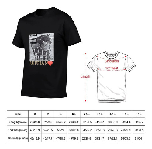 Camiseta Ruffian Horse Camisetas Vintage Camiseta Gráfica