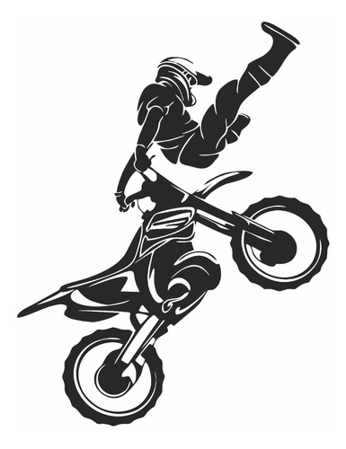 Vinilos Decorativos Motocross Freestyle Moto Deportes