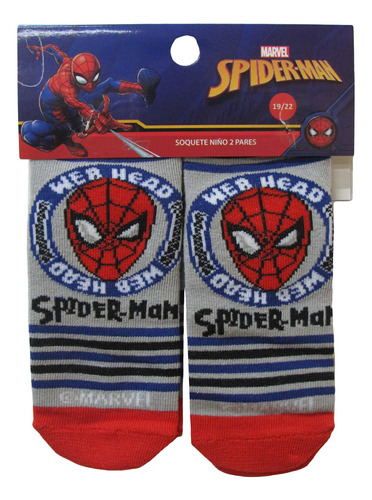 Medias Marvel X2 Spider Man 074.27415