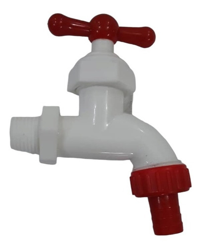 Llave De Chorro 1/2 Pvc Con Pico 