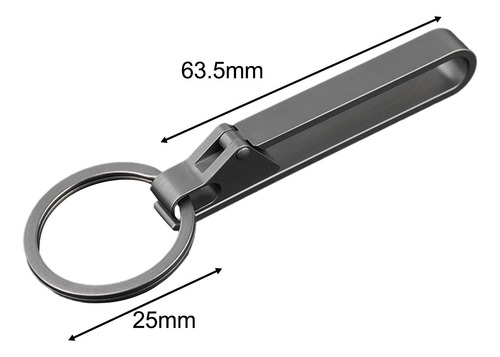 3 Clip Para Cinturón Para Cinturón, Con Llavero De 25 Mm