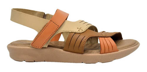 Sandalias Chocolate Originales Cuero Art 39510 Num. 35/41