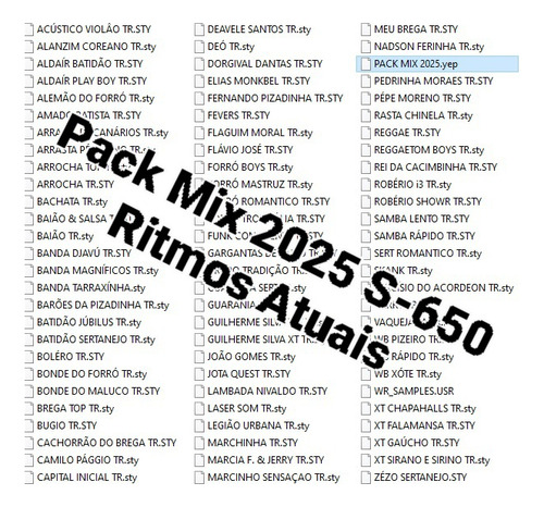 Pack Psr S650 2025 Com Diovane E +100 Ritmos E 54 Samples