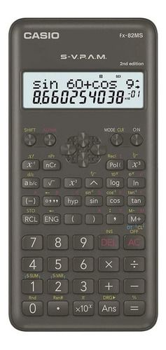 Calculadora Cientifica Casio Fx-82ms  Negro Ms-2