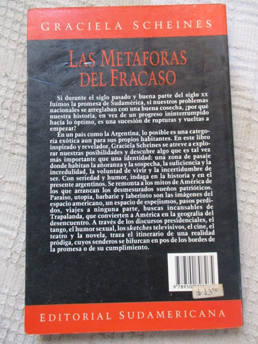 Imagen 2 de 7 de Graciela Scheines - Las Metamorfosis Del Fracaso
