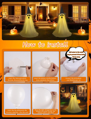 Luces Led Para Luz Nocturna Estilo Fantasmas Halloween