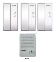 Comprar Kit Portero Electrico Commax Dp-la101 3 Telefonos Y Frente