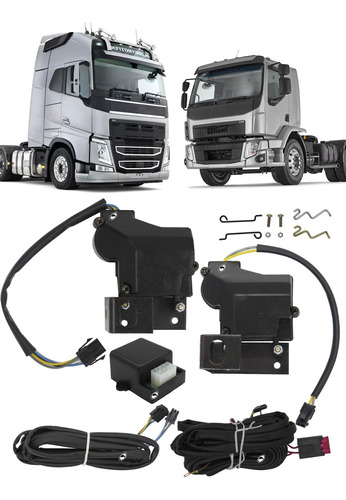 Kit Trava Elétrica Tragial Volvo Linha Vm E Fh 24v 2 Portas