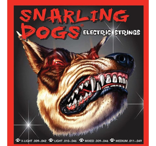 Cuerdas Para Guitarra Eléctrica Snarling Dogs Mixed Light .0