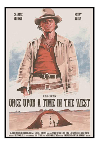 Cuadro Premium Poster 33x48cm Once A Upon Time In The West