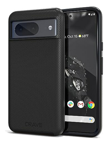 Funda Google Pixel 8 - Protector Dual Negro