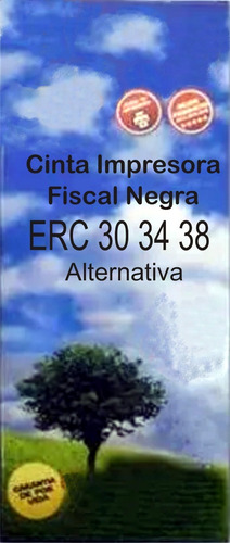 Cinta Impresora Fiscal Negra Erc 30 34 38 Alternativa 