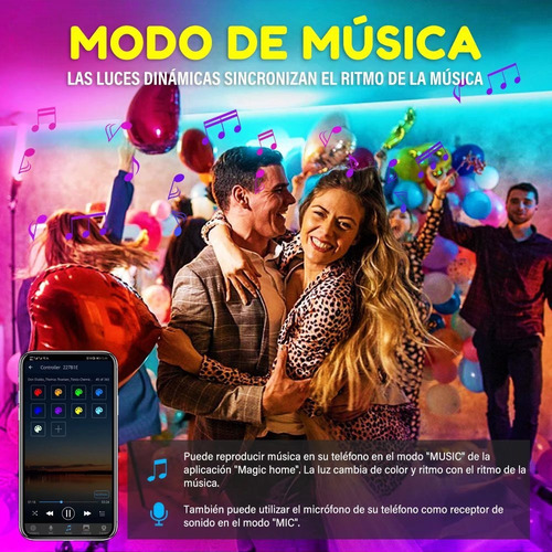 Tiras Luces Led 15m Alexa Led Rgb Luces Led Alexa Magic Home