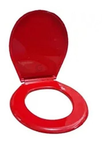 Kit Asiento Sanitario Rojo + Tapa Happy