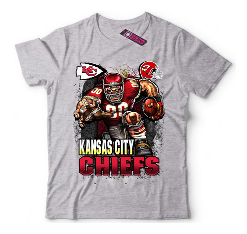 Remera Kansas City Chiefs Equipo Nfl 8 Dtg Premium