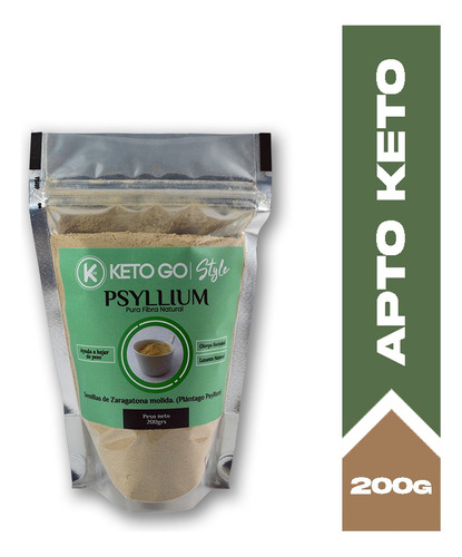 Regulador Intestinal 100% Natural Psyllium 200 Gr Apto Keto