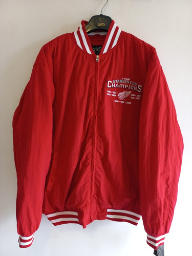 Chaqueta De Los Detroit Red Wings Stanley Cup Champions Nhl 