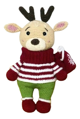 Amigurumi Serafín Reno Bebé - Coleccionable - Hecho A Mano