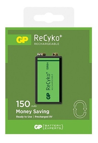 Batería Recargable 9v Gp 