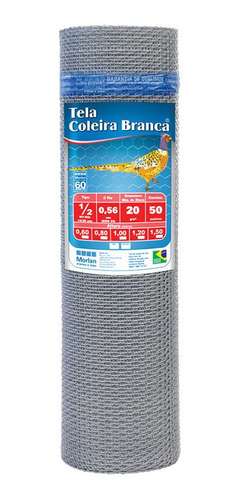 Tela De Arame Galvanizada Para Viveiro Passaros 80cm X 5 M