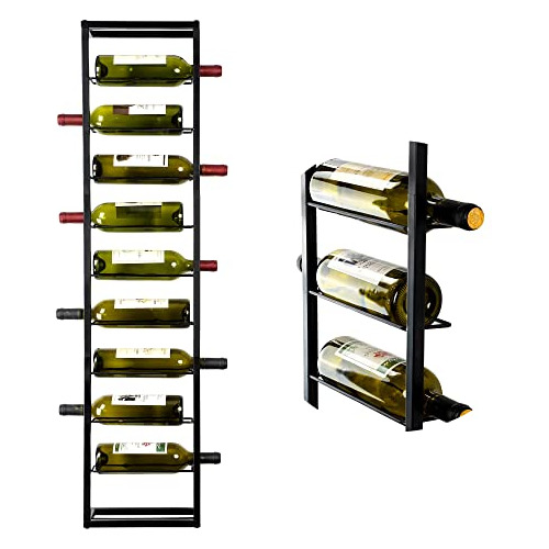 Wall Mount Wine Rack Holder For 10 Wine Bottles ?iron/4...