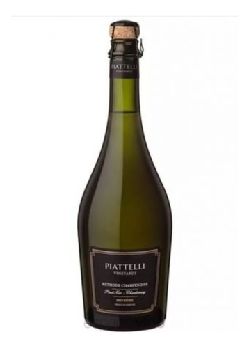 Espumante Piattelli Brut Nature 750ml. Metodo Champenoise