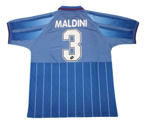 Ac Milan Suplente 1995/1996 #3 Maldini - Lotto Fútbol Retro