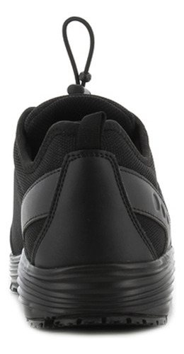 Zapatilla Clínica Unisex Antideslizante Negra