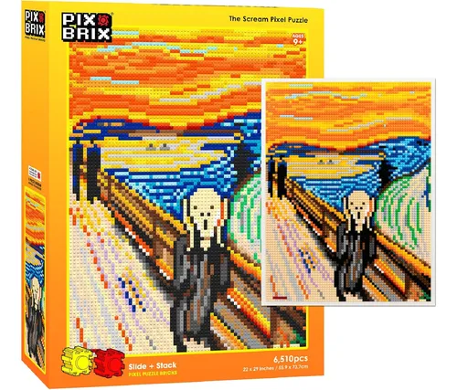 Pix Brix Pixel Art Kit De Bloques De El Grito De Munch