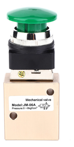 Válvula Pt1/4 De Pulgada Jm-06a Neumática Mecánica De 2 Posi