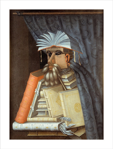 Lamina Fine Art El Bibliotecario Arcimboldo 60x79cm Myc Arte