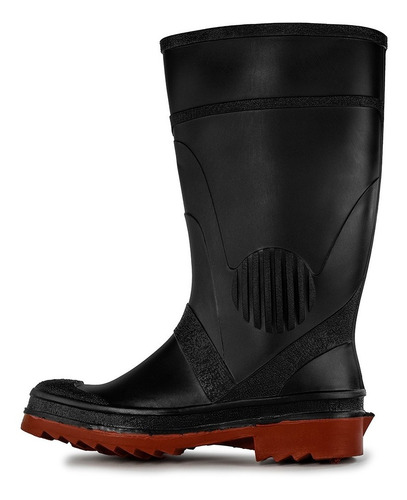 Bota Bata Everest Pvc Hule Plástico Negra Jardinera Limpieza