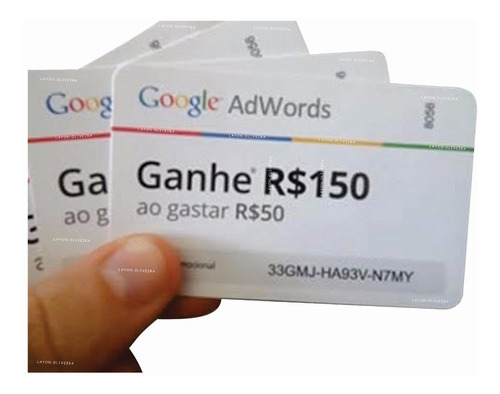 Cupom Adwords Google Ads 50/150 (poucas Unidades)