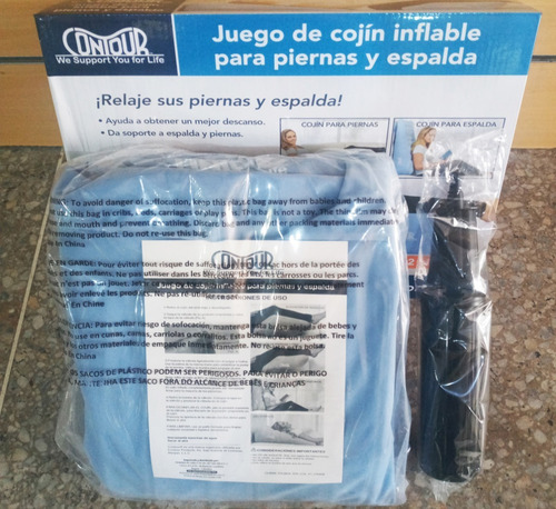 Imagen 5 de 6 de Almohadas Inflables Contour Descanso Piernas Y Espalda Usa