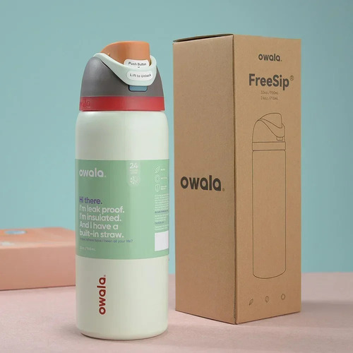 Botella De Agua Owala Freesip: A Prueba De Fugas, Aislante,