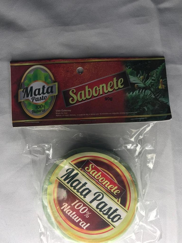 Imagem 2 de 6 de Sabonete Mata Pasto Tratamento De Cravos Espinha E Seborreia