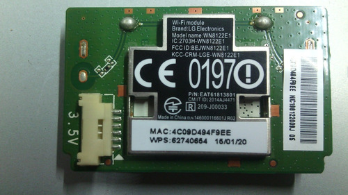Wi Fi Wn8122e1 Lg Smart 32lb583b (Usado)