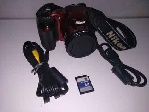 Câmera Nikon Coolpix L810 16.1 Mp Seminova + Cartão 16gb
