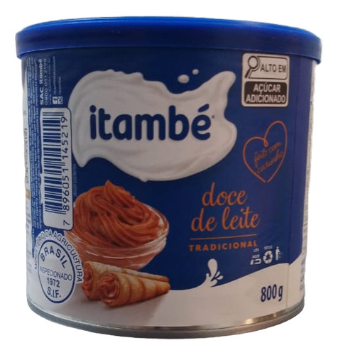 Kit 2 Doce De Leite Tradicional Itambé Lata 800g