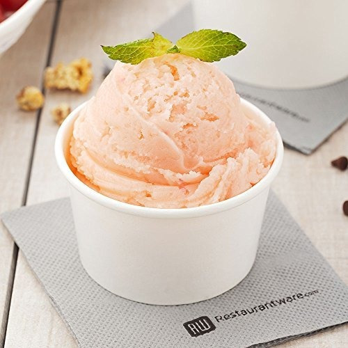 Utensilios De Restaurante Rwa0287w-50 Tazas De Helado, 3 Oz,