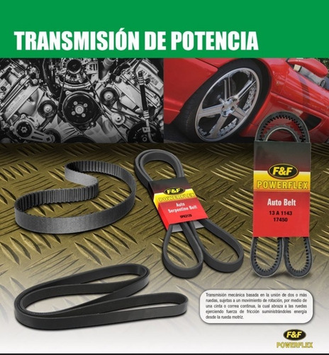 Correa 17460 Serie 17 Automotriz Industrial 46 Pulgadas